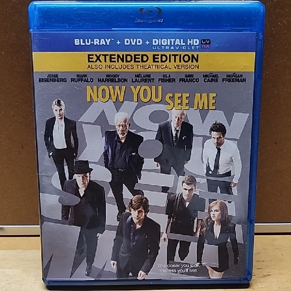 Adidas Now You See Me Blu-ray Extended Edition